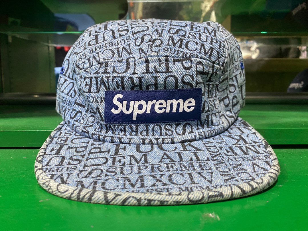 Supreme hotsell denim hat