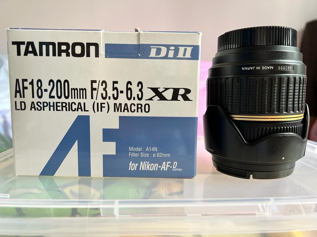 Tamron 18-200 f3.5-6.3 XR Nikon, 攝影器材, 鏡頭及裝備- Carousell