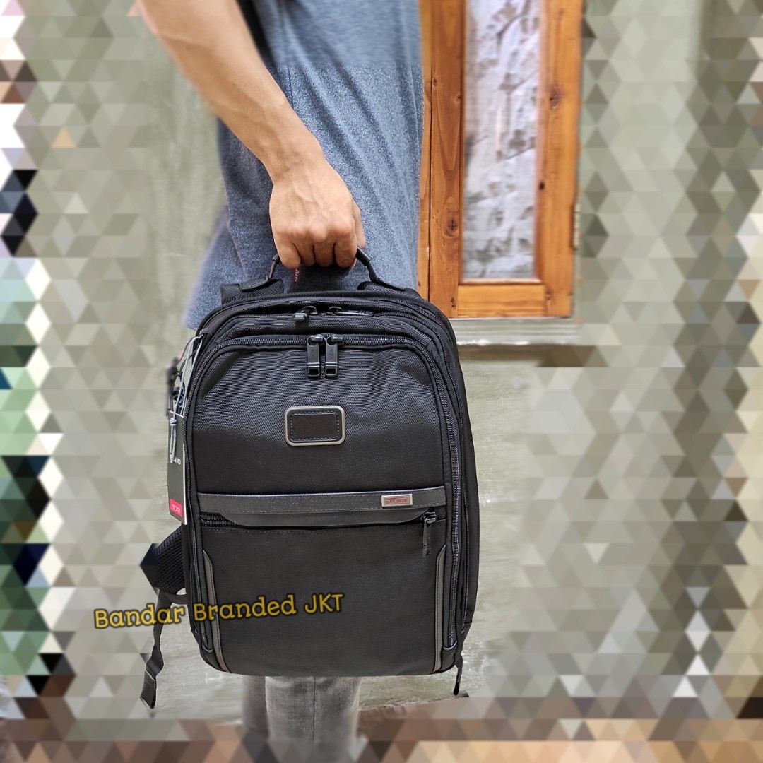 Tas Ransel Pria Tumi Alpha Slim Backpack Laptop Kerja Kantor Bisnis Kuliah