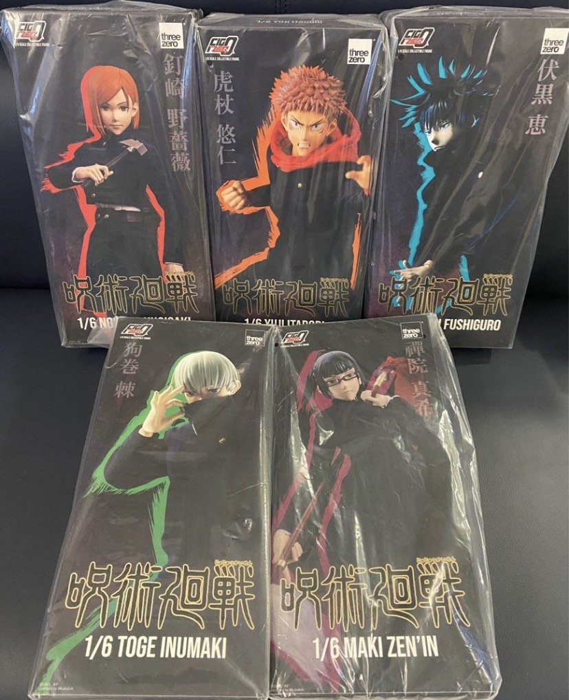 全新Threezero figzero咒術迴戰 1/6 五條 悟 虎杖 悠仁 伏黑 恵 釘崎 野薔薇 禪院真希 狗卷棘 五條 悟 not 七 ...
