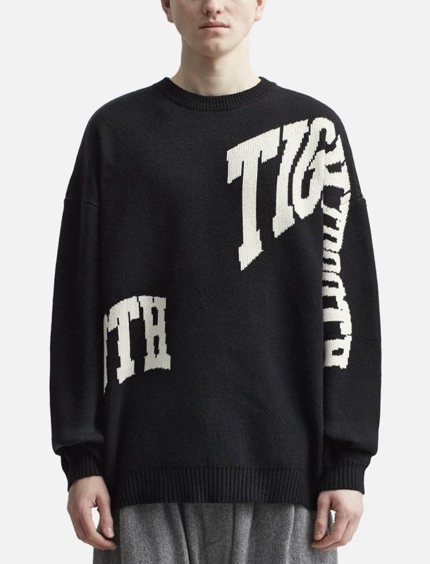 tightbooth ACID LOGO KNIT SWEATER Lサイズ TIGHTBOOTH ACID LOGO KNIT SWEATER Lサイズ トップス TIGHTBOOTH ACID