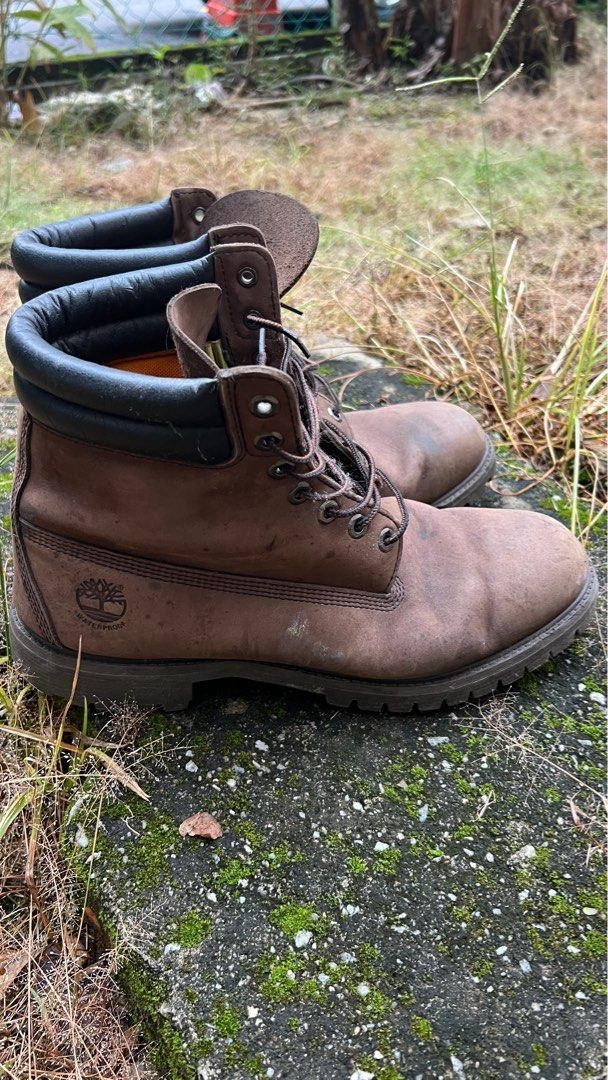 Chocolate timberland boots on sale