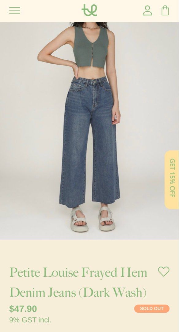 Tinsel Rack Louise Frayed Jeans