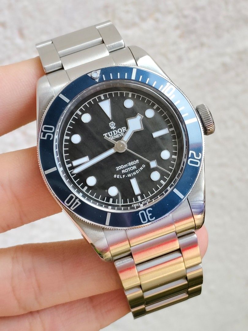 Tudor Black Bay 41mm Rose Smiley Face Full Set Automatic Like New