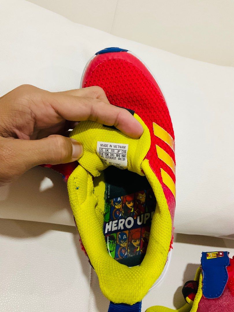 UK 13K 19.5cm ADIDAS X MARVEL COLLAB SUPERHEROES
