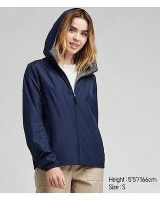 Uniqlo women online reversible parka