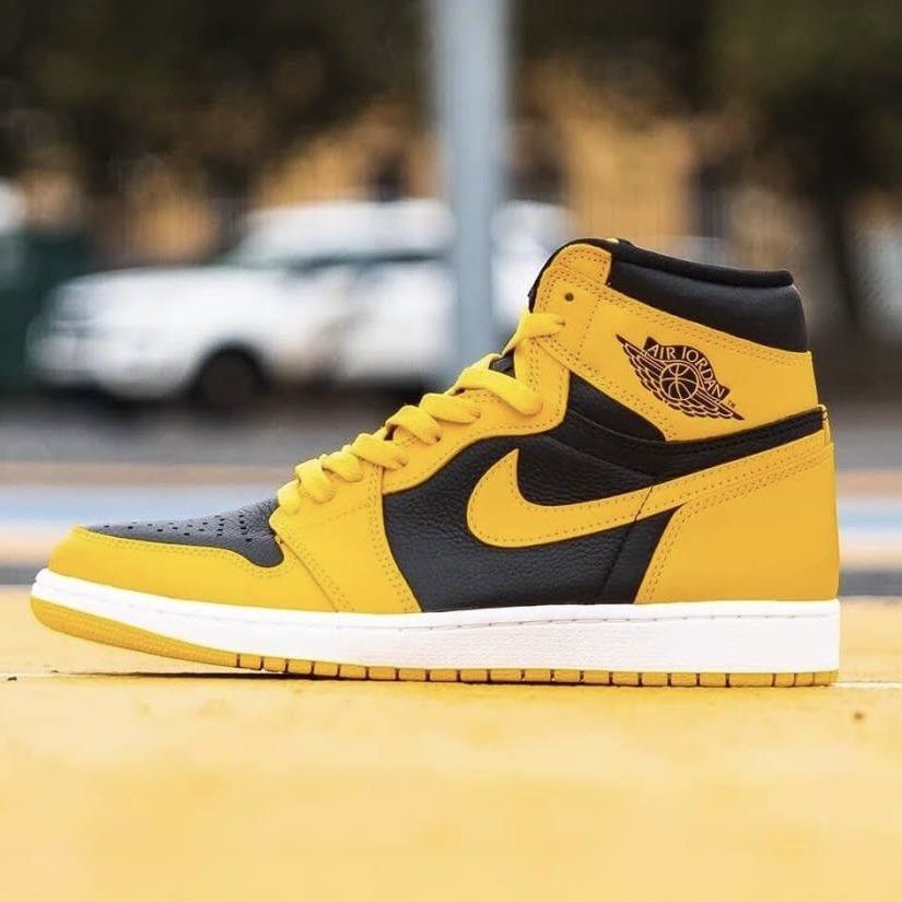 US8 Air Jordan 1 Pollen Yellow Toe Men s Fashion Footwear
