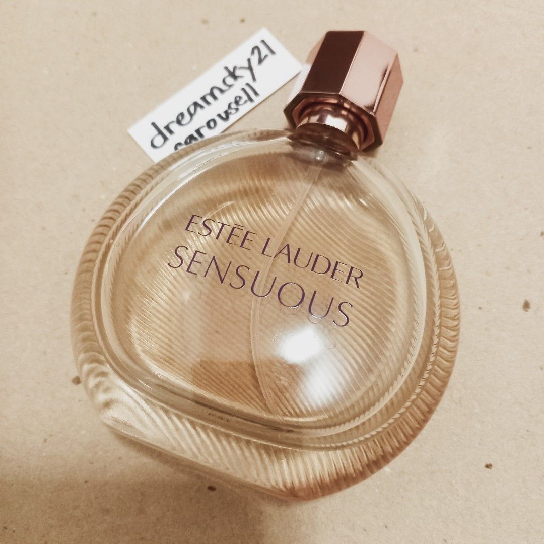 Used 50ml Sensuous Estee Lauder Perfume (Category: Fragrance & Deodorants) located in Cavite. Submitted by dreamsky21 (Listing ID 1281690352, Image 1). Description: Authentic 50ml pero bawas na, nasa picture actual na laman. No box.
