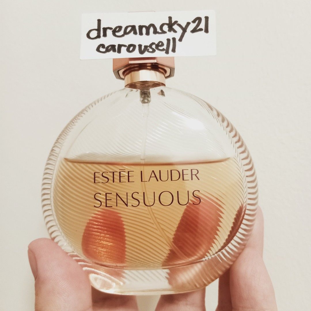 Used 50ml Sensuous Estee Lauder Perfume (Category: Fragrance & Deodorants) located in Cavite. Submitted by dreamsky21 (Listing ID 1281690352, Image 2). Description: Authentic 50ml pero bawas na, nasa picture actual na laman. No box.