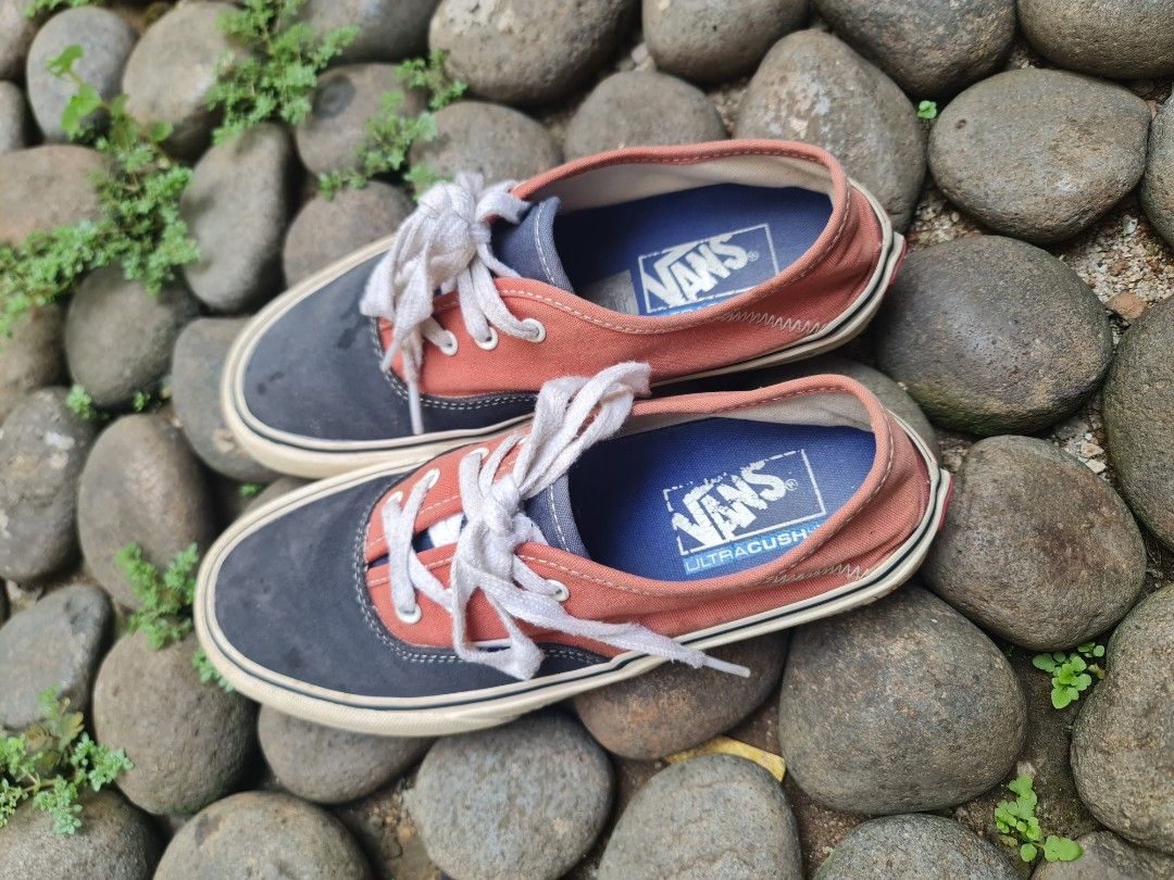 Vans Authentic SF Two Tone Dress Blues Burnt Brick Fesyen Wanita