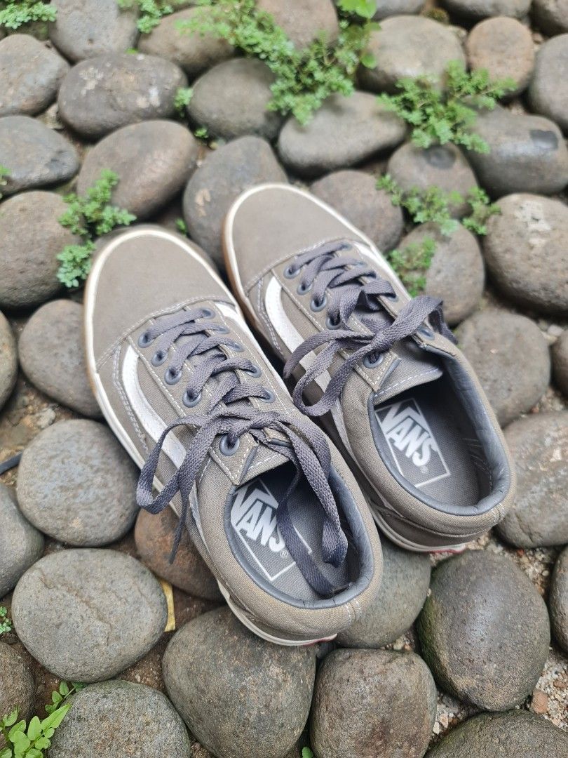 Grey vans old skool bumper cheap