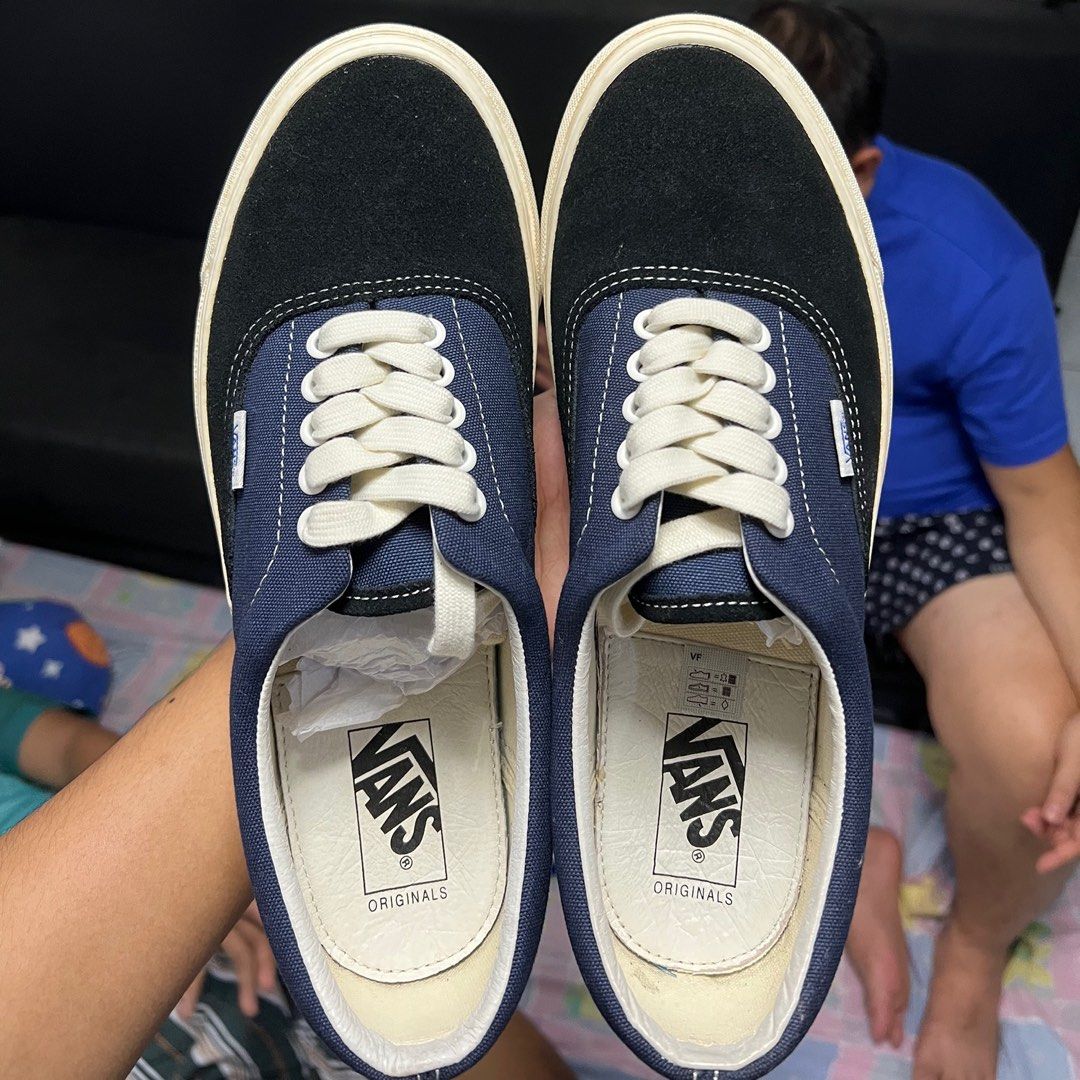 Vans Vault OG Era LX Black Dress Blue RARE COLORWAY Navy