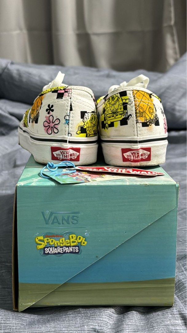 Vans x Spongebob Authentic Airbrush Women s Fashion Footwear