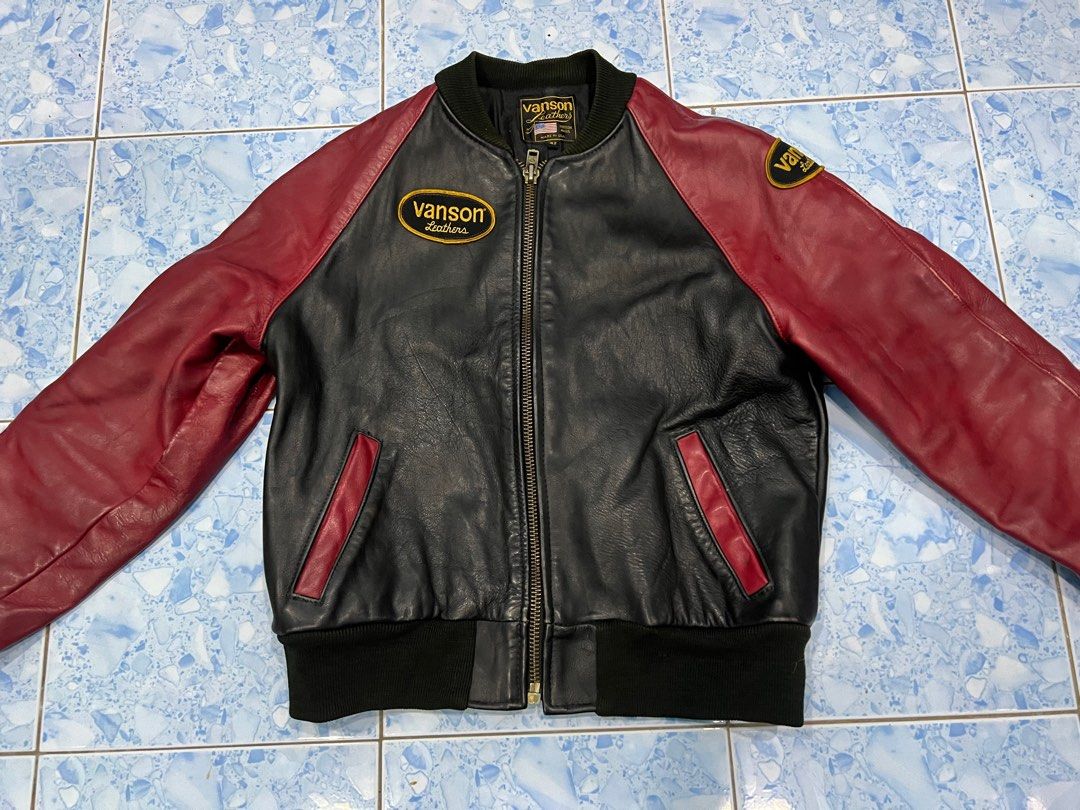 Vanson leather Jacket made in USA Schott Aero leather Filson