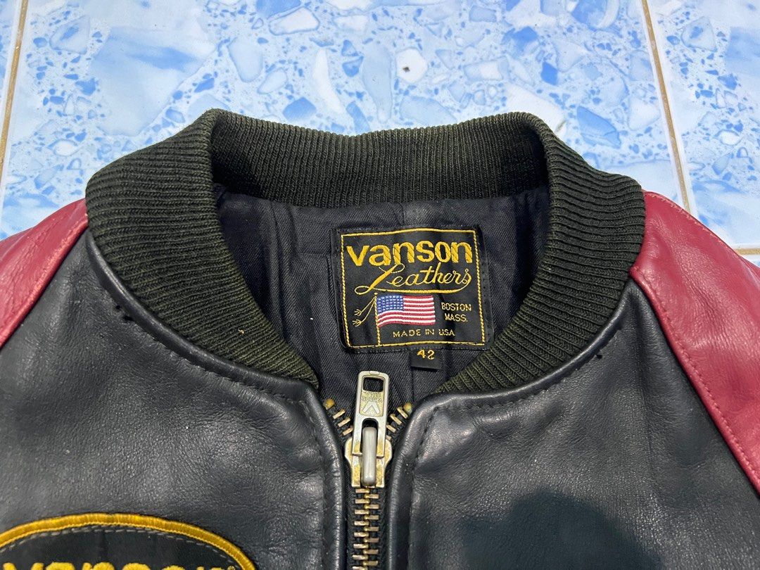 Vanson leather Jacket made in USA Schott Aero leather Filson
