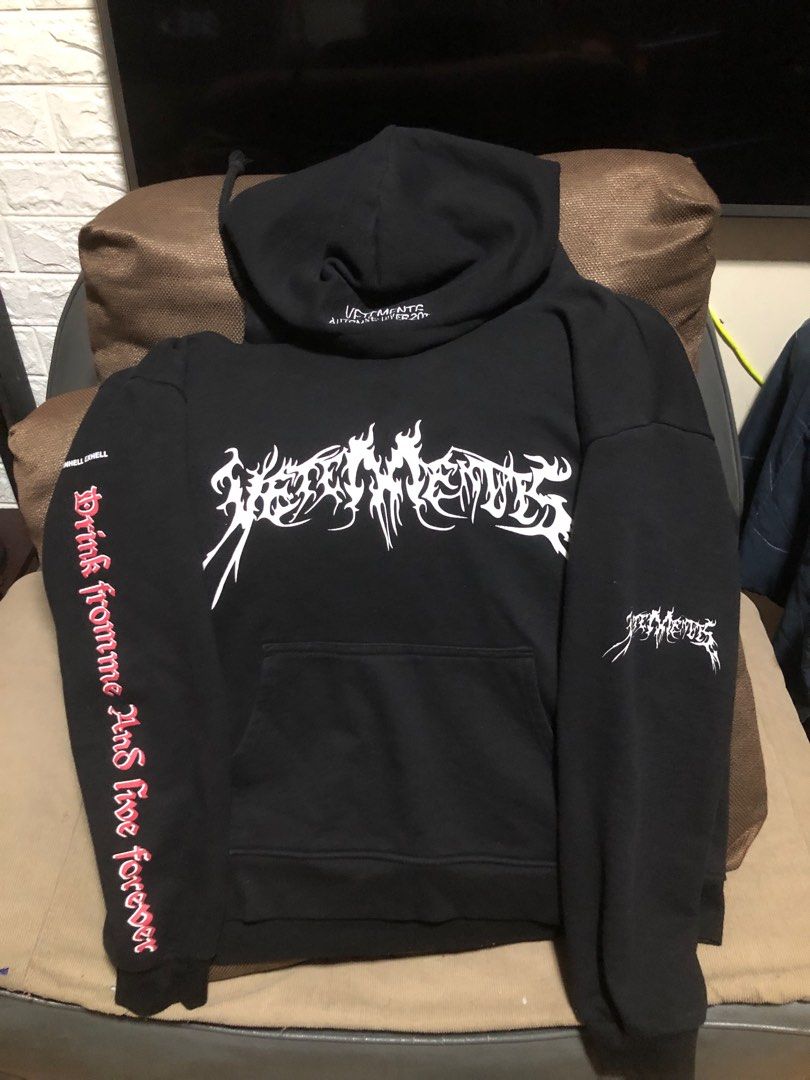Vetements tfd hoodie 2025