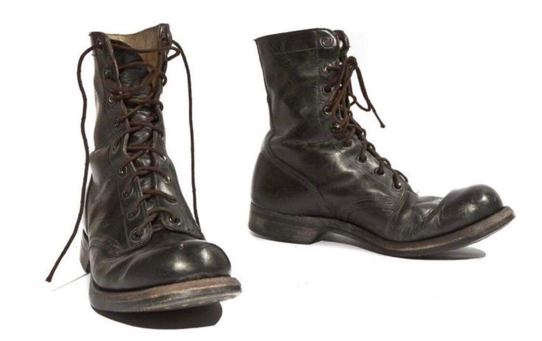 Vintage 60s US army combat boots sz8R