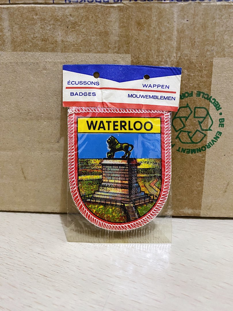 (Vintage) Battle of Waterloo - Lion’s Mound - Belgium - Patch (Sealed ...
