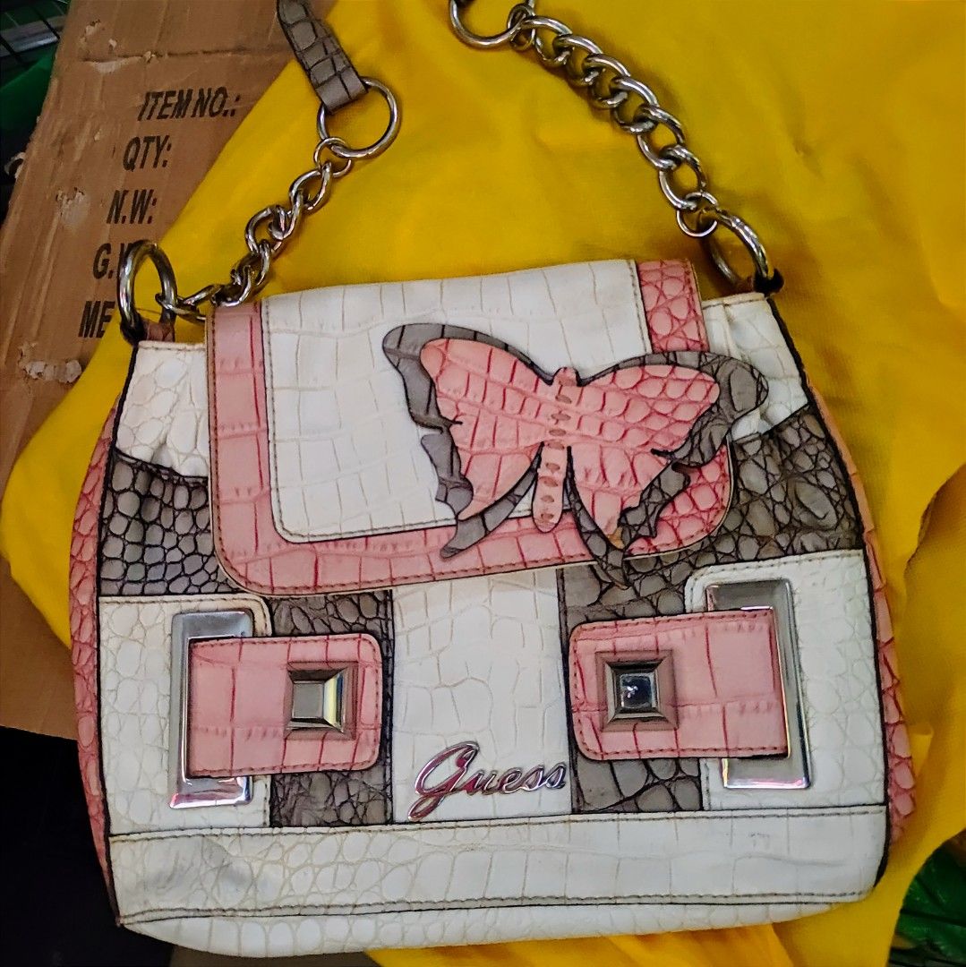 Guess butterfly bag store