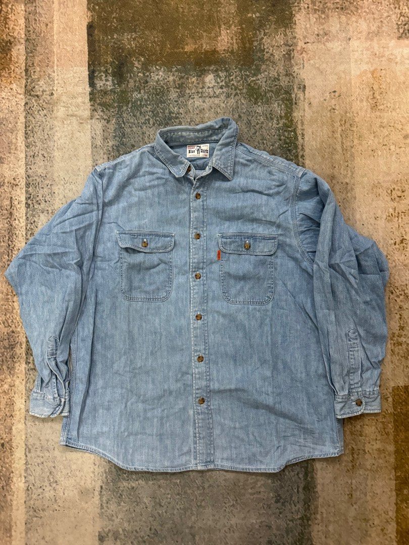Levi's classic store denim work shirt