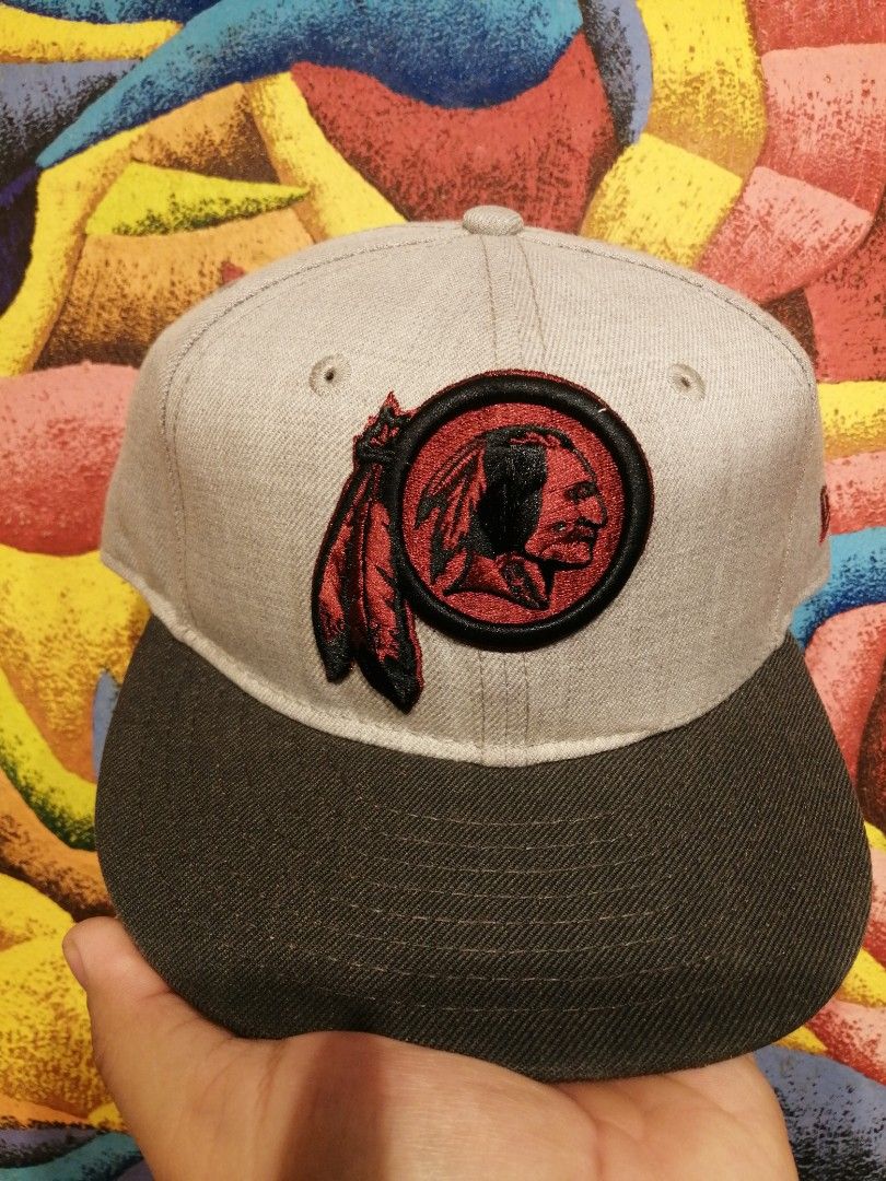Redskins fitted hat top