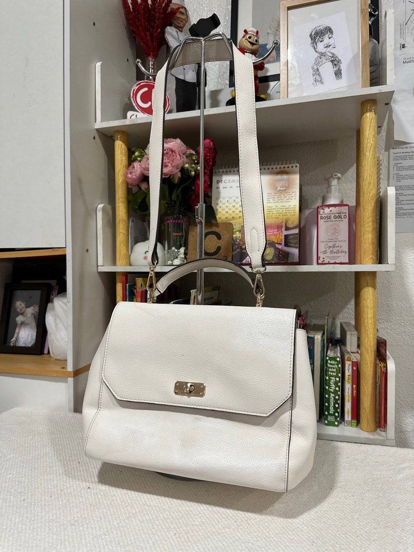 Mixxo White leather bag