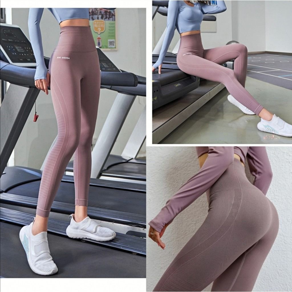 Womens Leggings Seamless Tight Workout Pants Control Sports