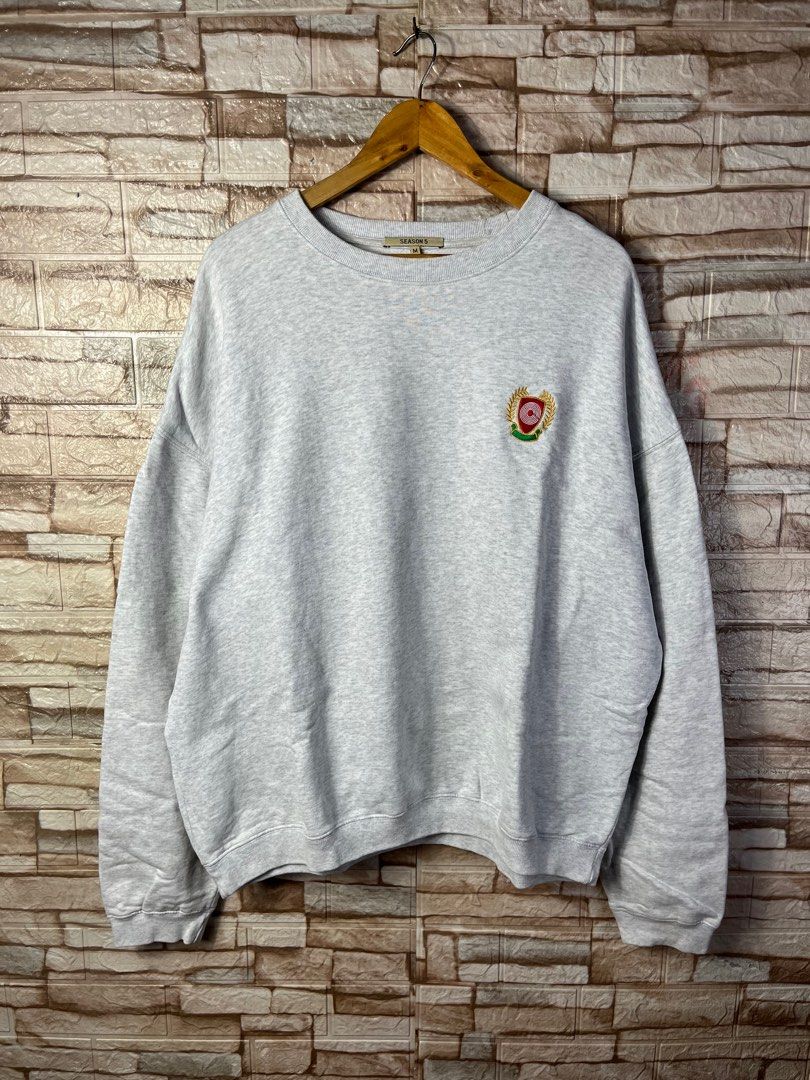 Yeezy season 5 handwriting crew sweater cheap
