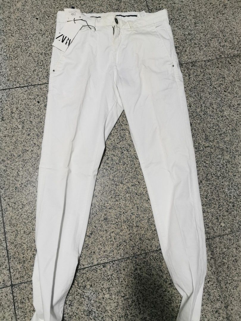 Zara brand new white trousers