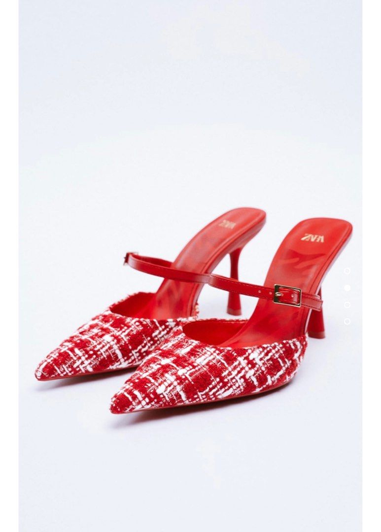 Zara shop red mules