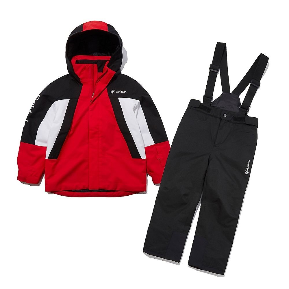100 110cm height TNF RED Blue The north face Goldwin Kid s Skiling