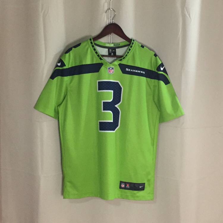 Seahawks color rush jersey for sale shop