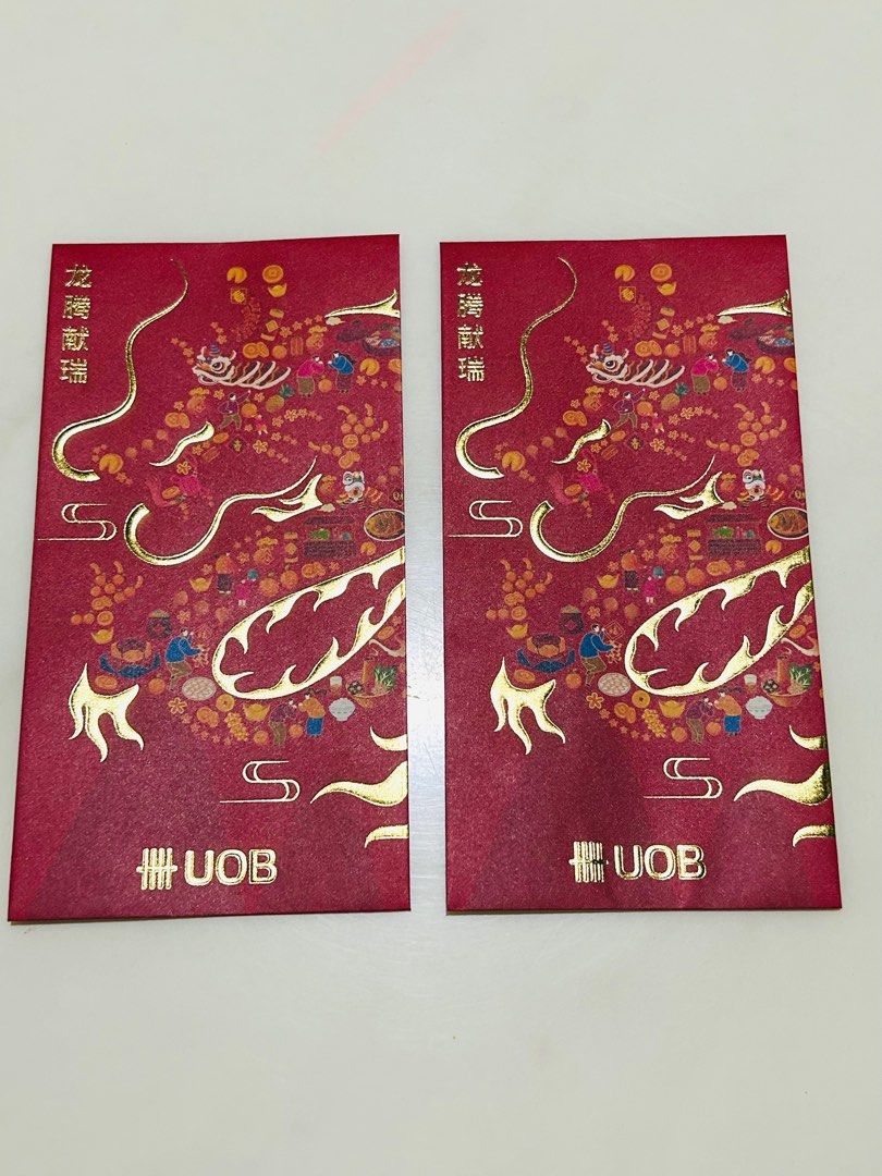 2024 UOB red packets/Angbaos, Hobbies & Toys, Stationery & Craft, Other