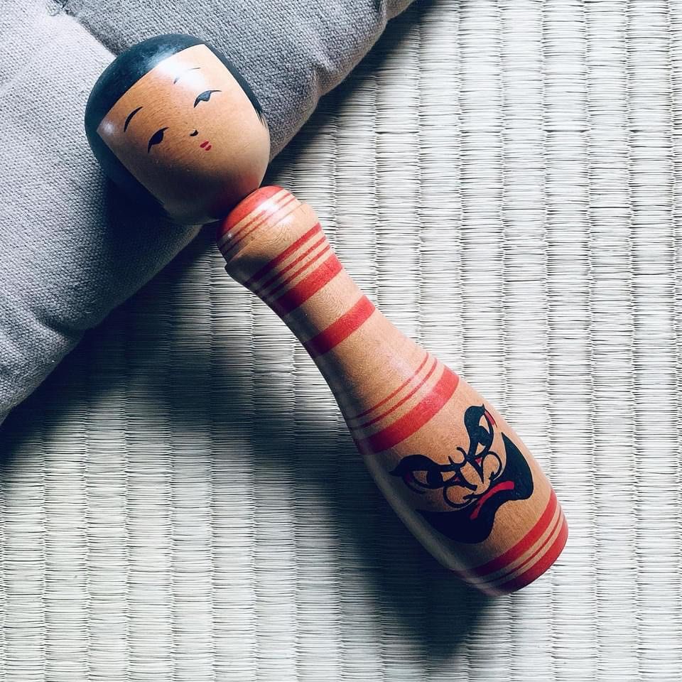 木彫り 達磨人形 - 彫刻・オブジェ