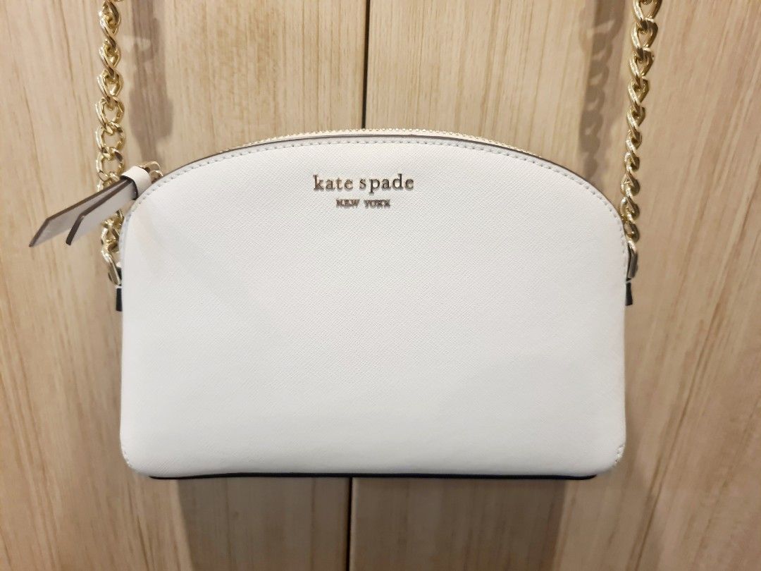 Kate spade white clearance sling bag