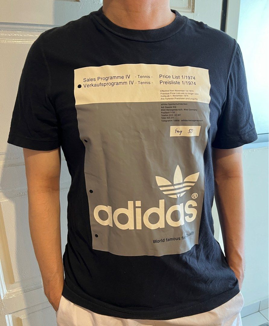 Adidas t sale shirt price list