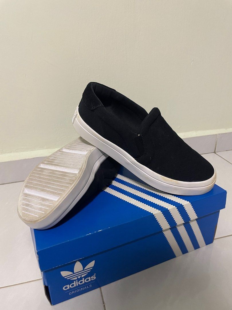 Adidas court vantage slip on new arrivals