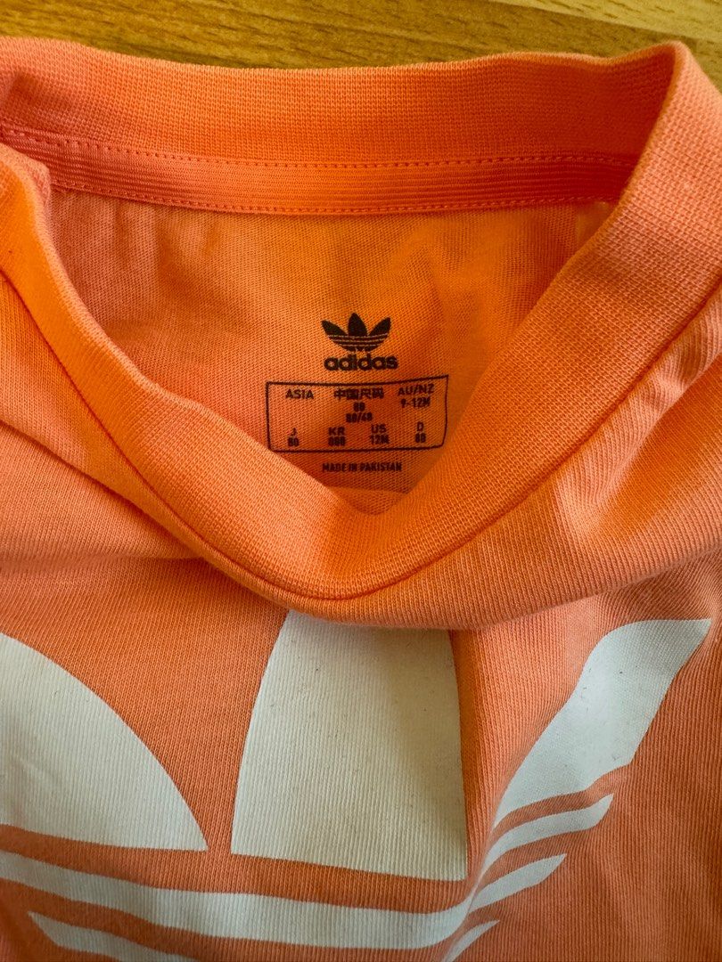 Adidas set orange top