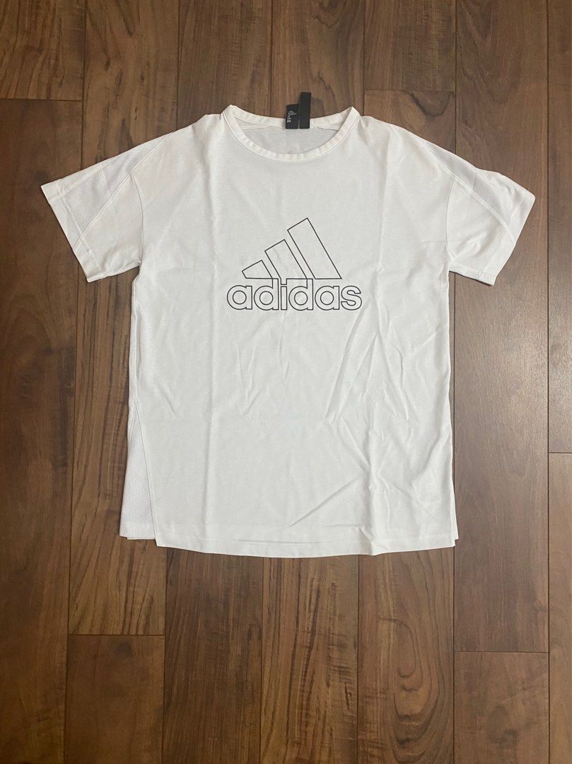Adidas White Tee Women s Fashion Tops Shirts on Carousell