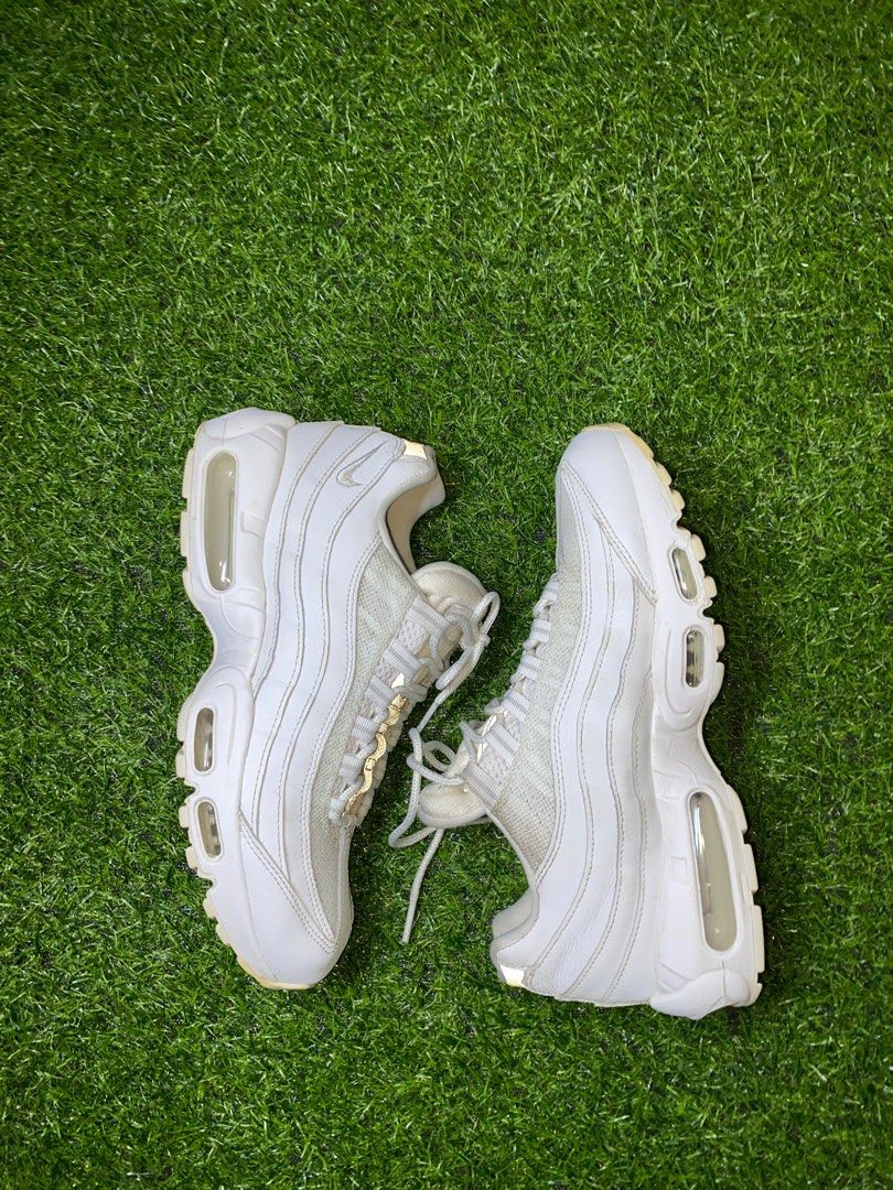 Air Max 95 Essential White Pure Platinum Men s Fashion
