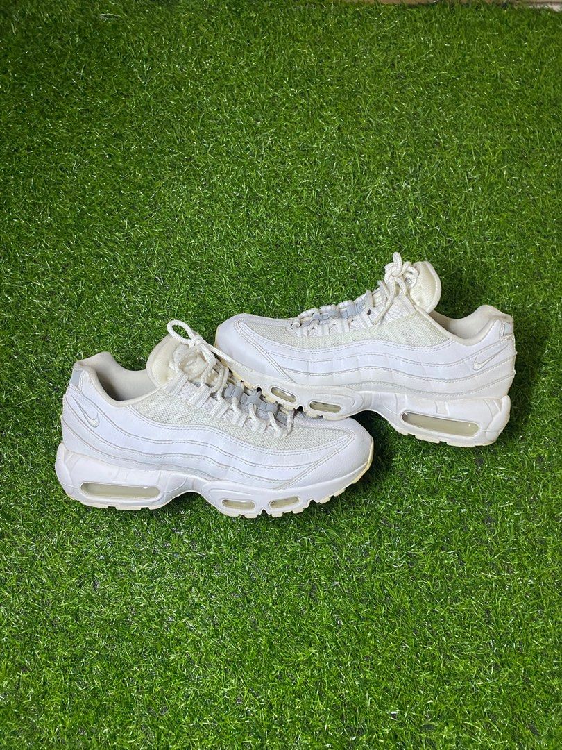 Nike air max 95 essential shop trainer pure platinum white