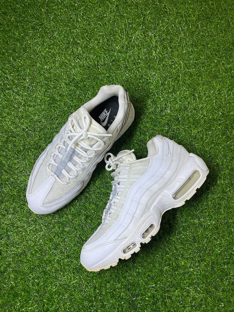 Nike air max 95 essential trainer pure platinum / store white