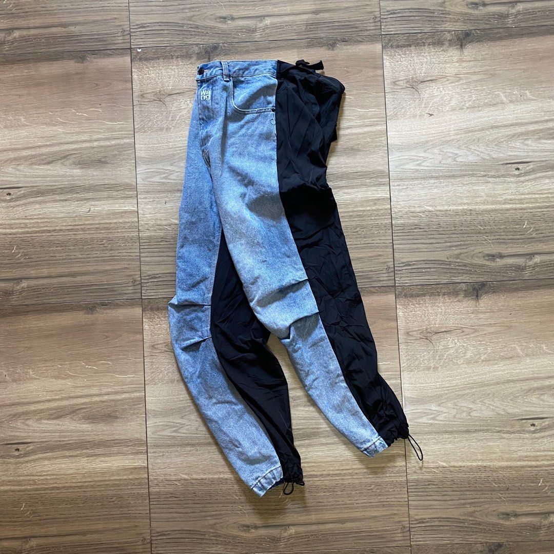 Alexander wang two tone pants Kylie Jenner Women s Fashion Bottoms Jeans on Carousell