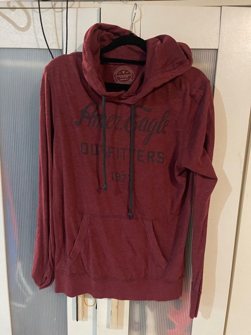 American eagle maroon hoodie store