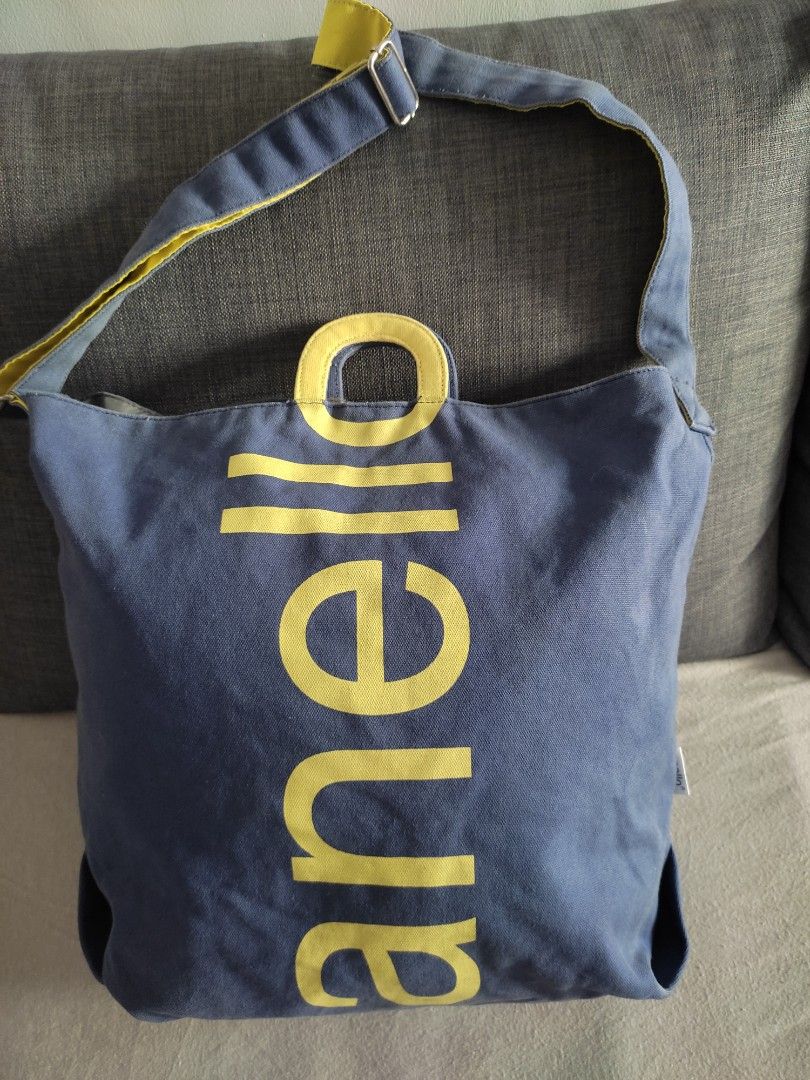 Anello a4 canvas logo print 2way tote clearance