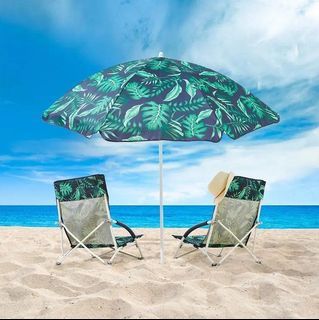 ANKO Tropical Leaf Beach Umbrella Extra Large (180cm)