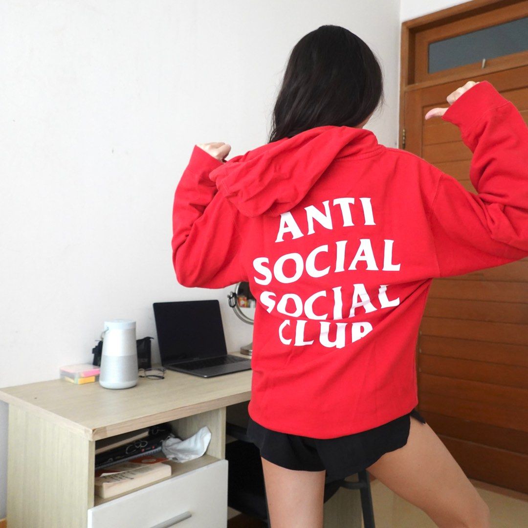 Assc shop red hoodie