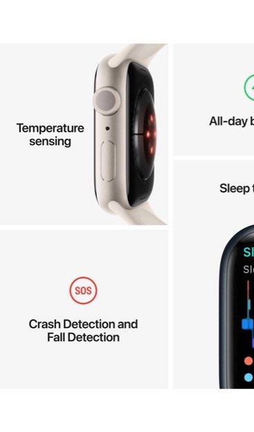 Apple watch series 8 cellular 45mm Starlight Mobile Phones