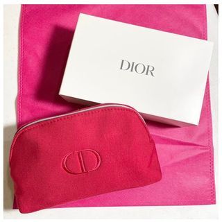 AUTHENTIC Dior red makeup bag trousse pouch travel organizer