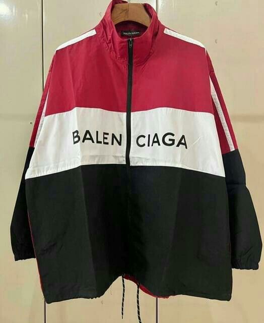 Red clearance balenciaga jacket
